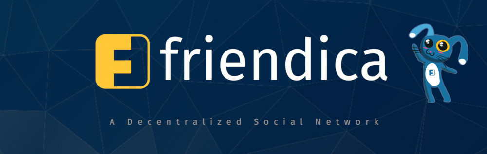 Friendica Wiki -  Projekt Logo und  Flaxy O’Hare, das Projektmaskottchen